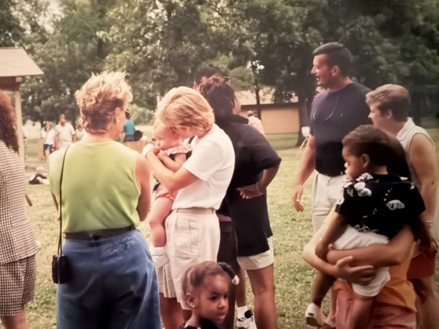 20-year reunion memory photo