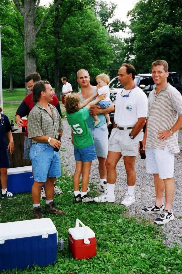 20-year reunion memory photo