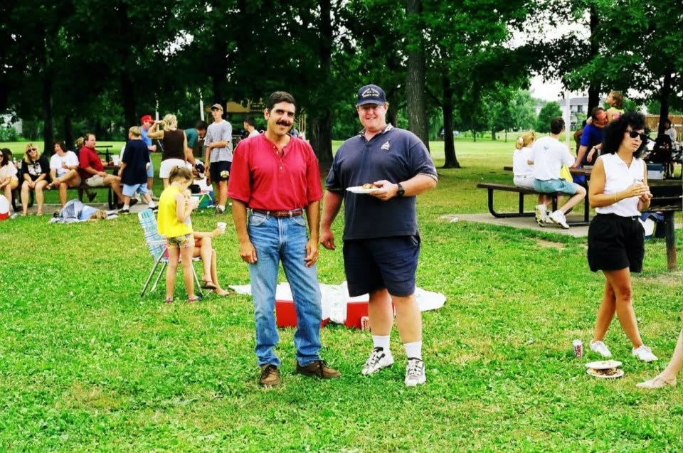 20-year reunion memory photo